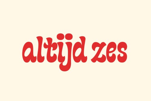 altijd zes logo